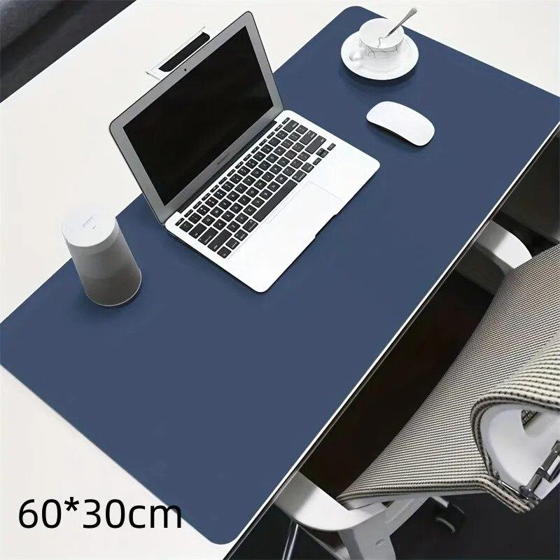 1 peça tamanho grande 60*30mm protetor de mesa de escritório tapete de couro PU à prova d'água mouse pad teclado de mesa mousepad para jogos