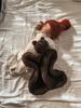 Rompers Organic Footed Rompers Baby Oatmeal [L'ovedbaby] (Zipper) ocb-454 (Beige) 0-3M (0-3 months)