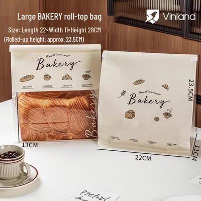 Kraft Paper Self-Sealing Toast Bread Bags