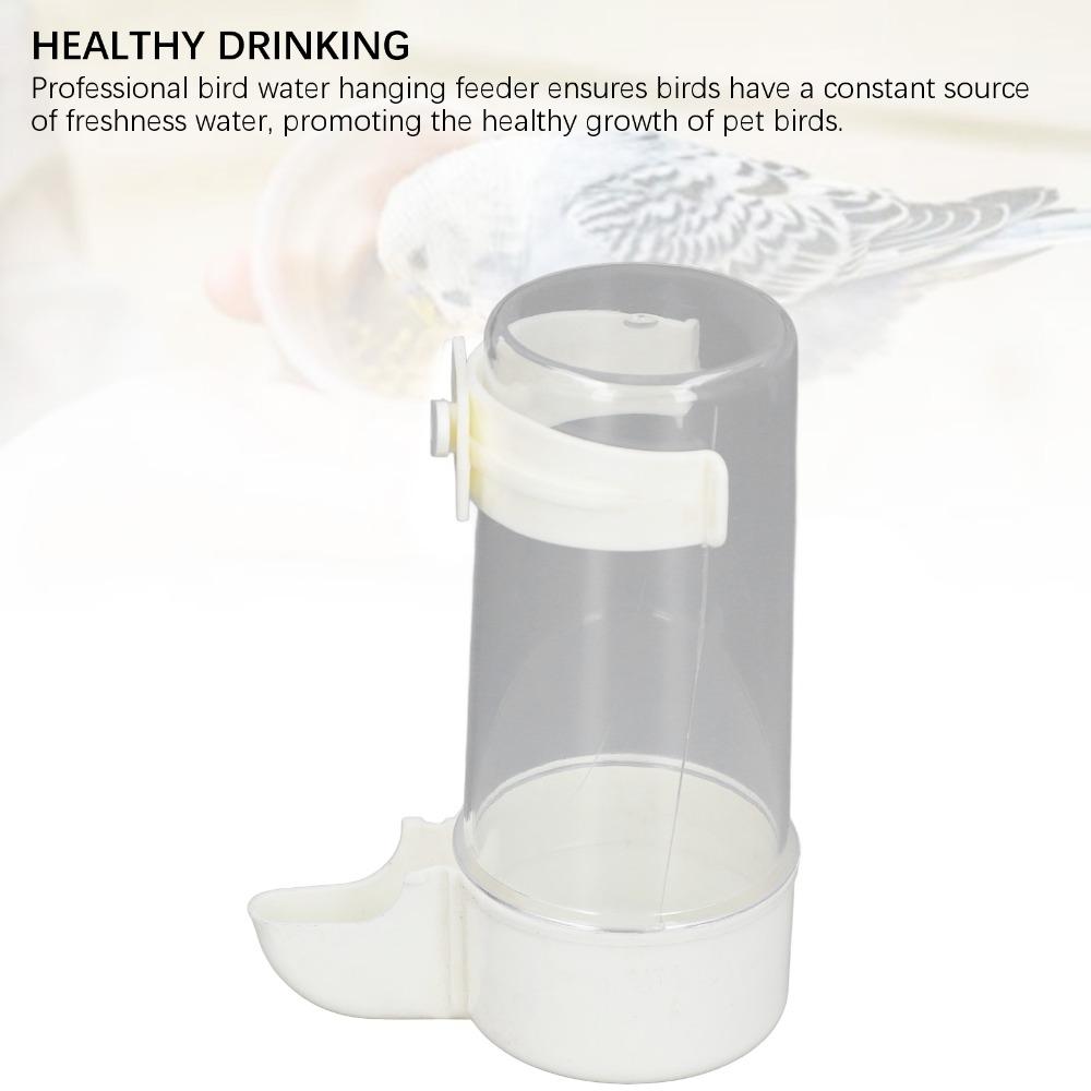 6pcs Buckle-Style Birds Cage Water Feeder Automatic Hanging Bird Water Feeder Bird Cage Use