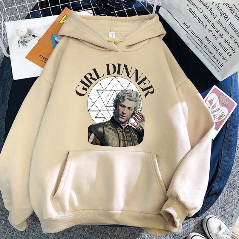 

Astarion Girl Dinner Hoodie Fans Унисекс Мерч с длинным рукавом Осенняя уличная одежда Унисекс Женская толстовка 2023 Новый фильм Модная одежда
