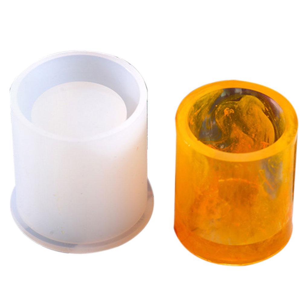 

Silicone Mold Pen Container Cube Cylinder Storage Holder Handmade DIY Supplies