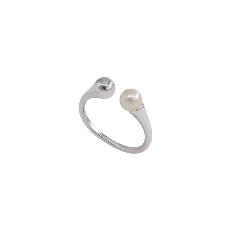 Fashionable Womens Adjustable Open Ring With Contemporary Geometric Design In Elegant Copper