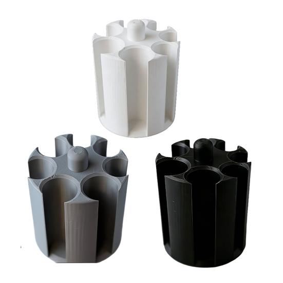 Coin Holder for Car 3D Printed Large Capacity Coin Change Organizer 7 Compartment Coin Sorter Storage Box for Car Office Home