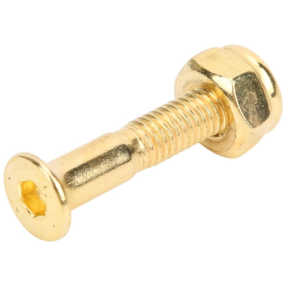 MS33018 Aluminium Alloy Professional Durable 25mm Skateboard Nail with Nut AccessoryGolden