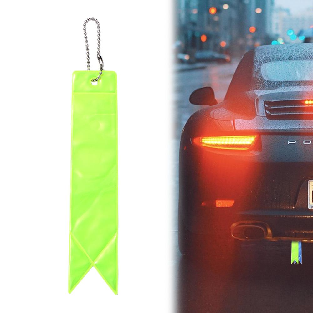 Pendant Bag Keychain Adults Children Ornaments Reflectors Reflective Strip Car Keyrings Reflective Pendant Reflective Keychains