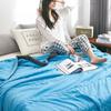 Thin Summer Blanket for Women - Breathable, Machine Washable Cooling Quilt for Hot Nights