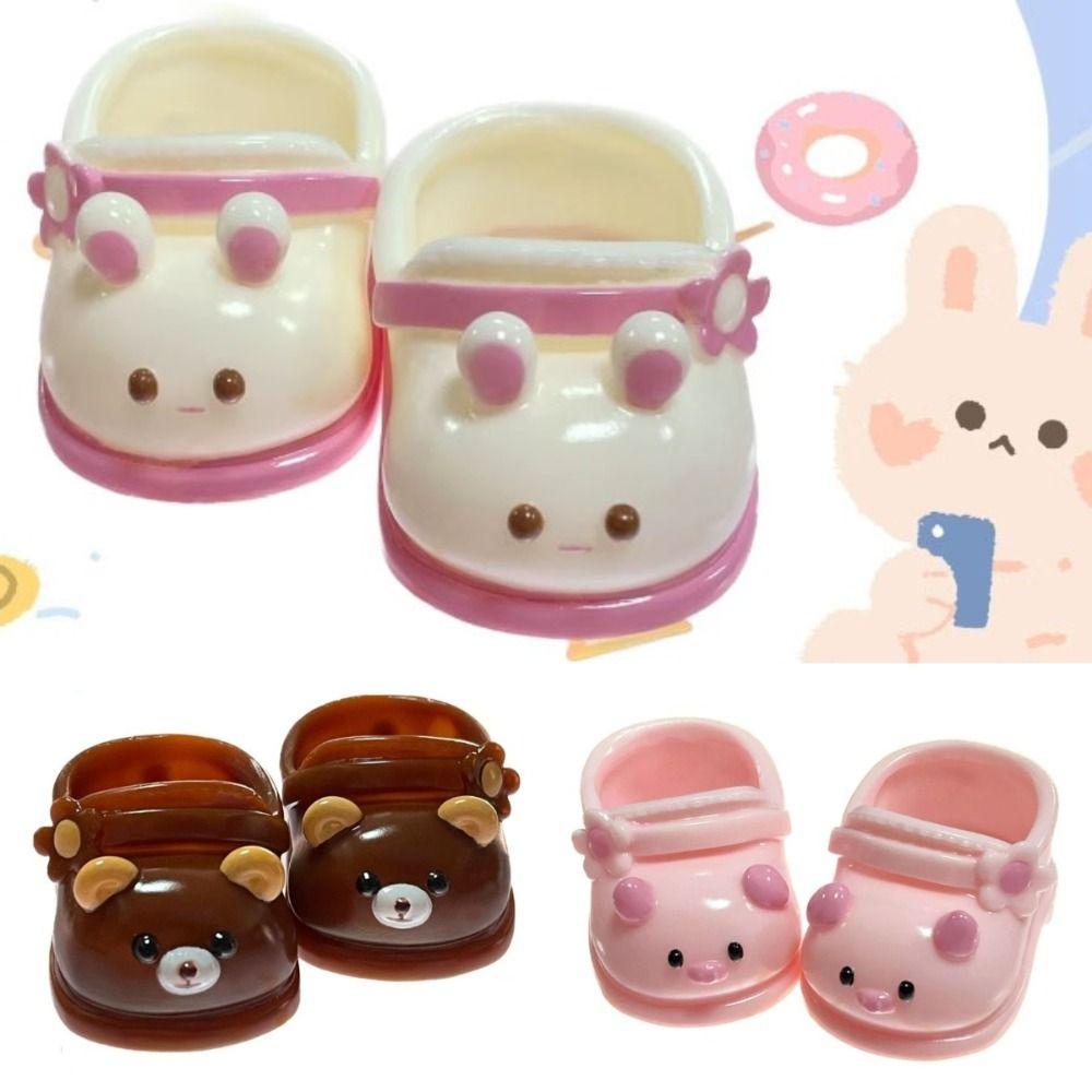 

Резиновые туфли «Свинья, кролик, медведь», 20 см, хлопковая обувь для кукол, животных, туфли с героями мультфильмов, подарки на день рождения