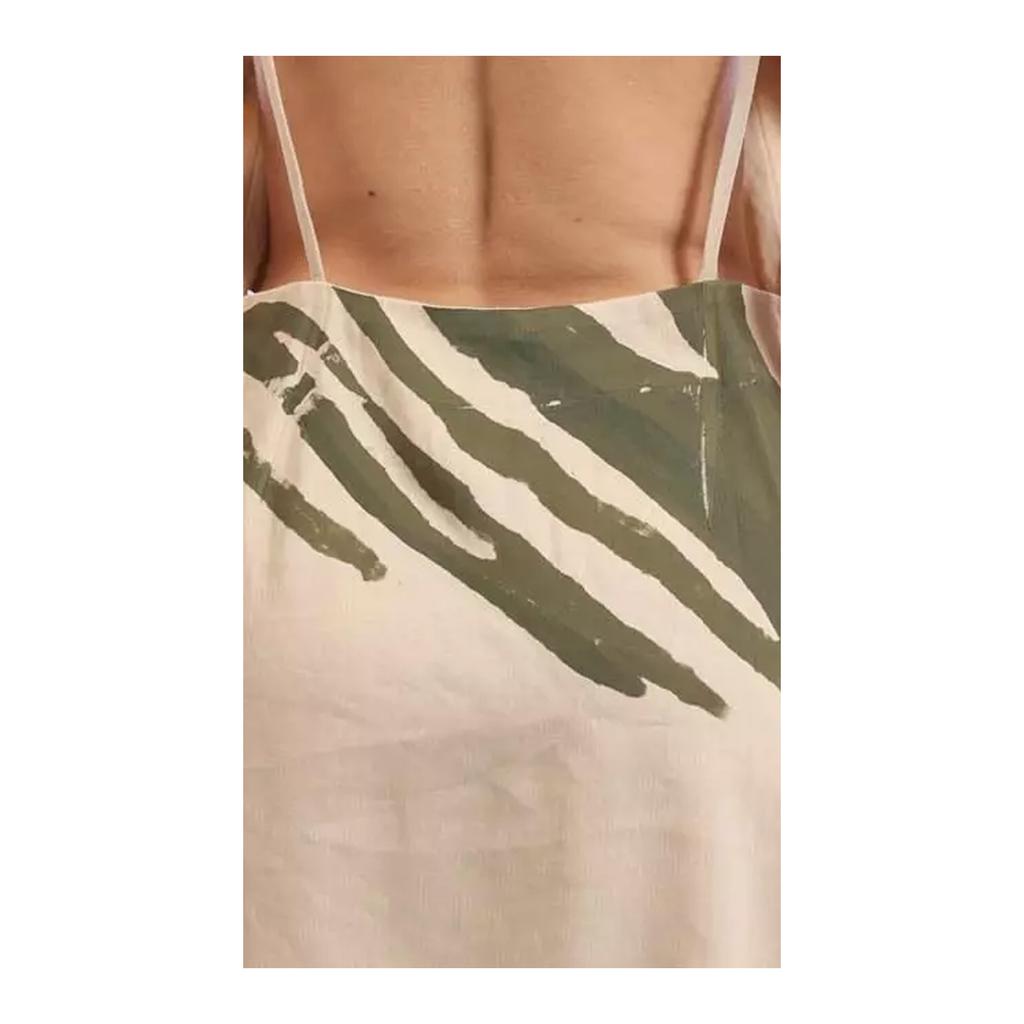 Off White Damen Zebra Mini Kleid