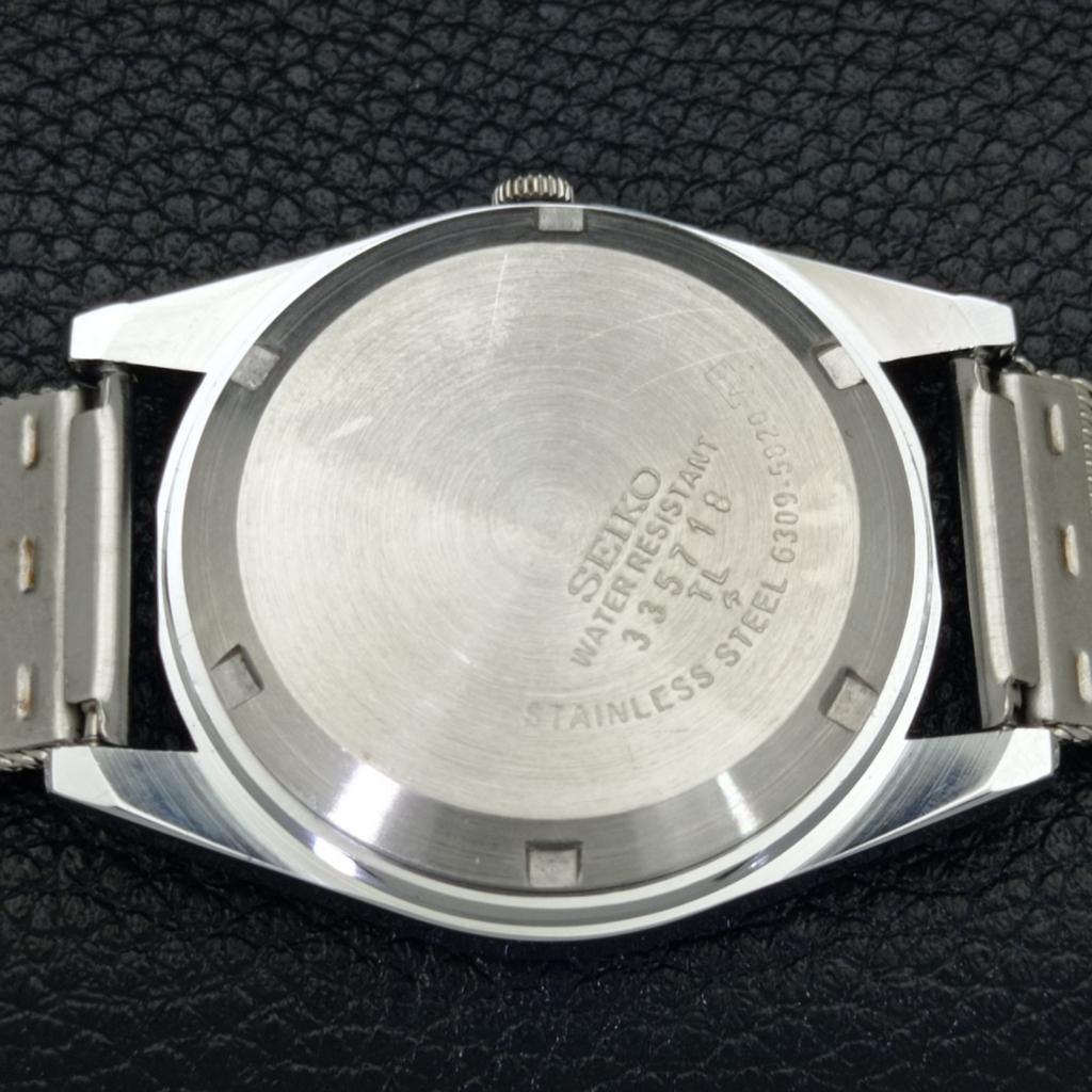 REFURBISHED SEIKO 5 AUTOMATIC MENS WATCH JAPAN MADE WHITE DIAL CUSTOM A440002-2 QV90-a440002