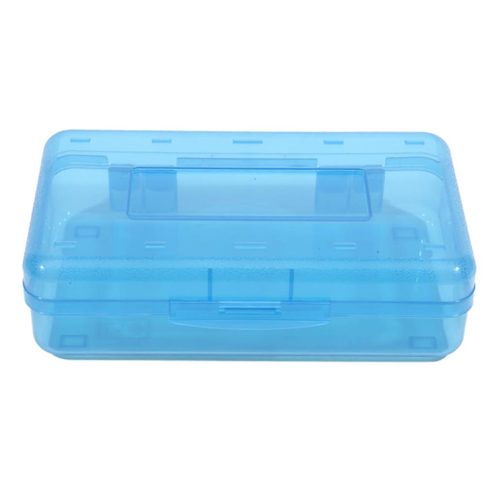 1pc Large Capacity Transparent Pencil Storage Stationery Box Sketching Pencil Case Suitable for Storing Oil Painting Sticks Crayons Watercolor Pens