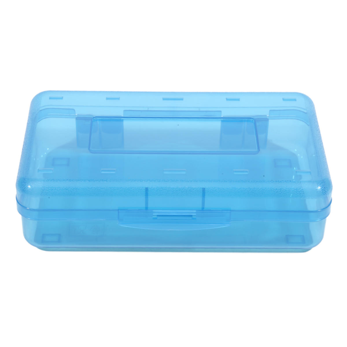 

1 шт. Пенал из ПП большой вместимости, прозрачный пенал, органайзер для хранения маркеров, цветных карандашей для рисования, офисные принадлежности синий