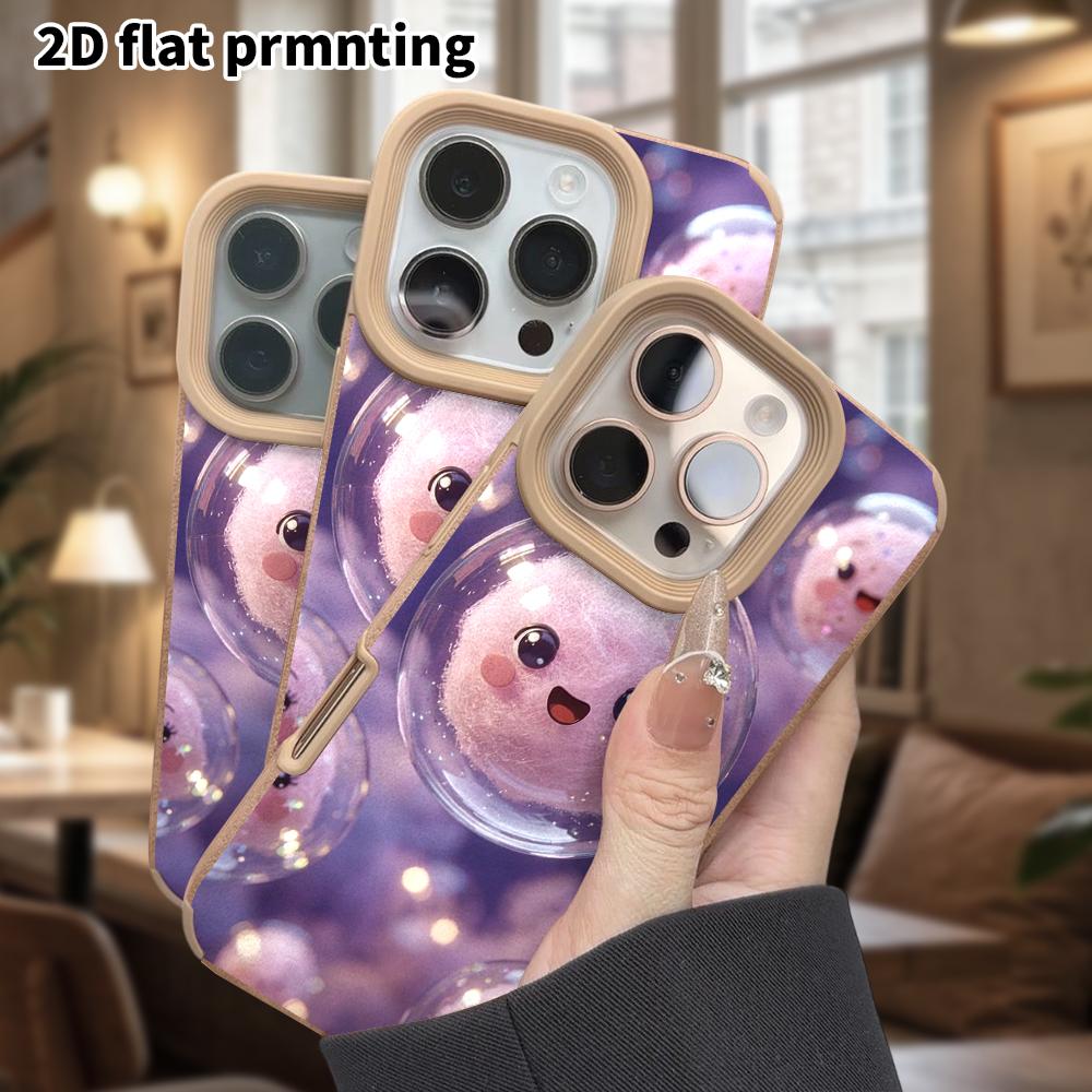 Phone Case: Lambskin 2D Flat Samsung Galaxy A34 A35 M05 M06 S20 S22 S21 FE Plus 5G Protective Case, Marshmallow Elf, Christmas and Halloween Gift