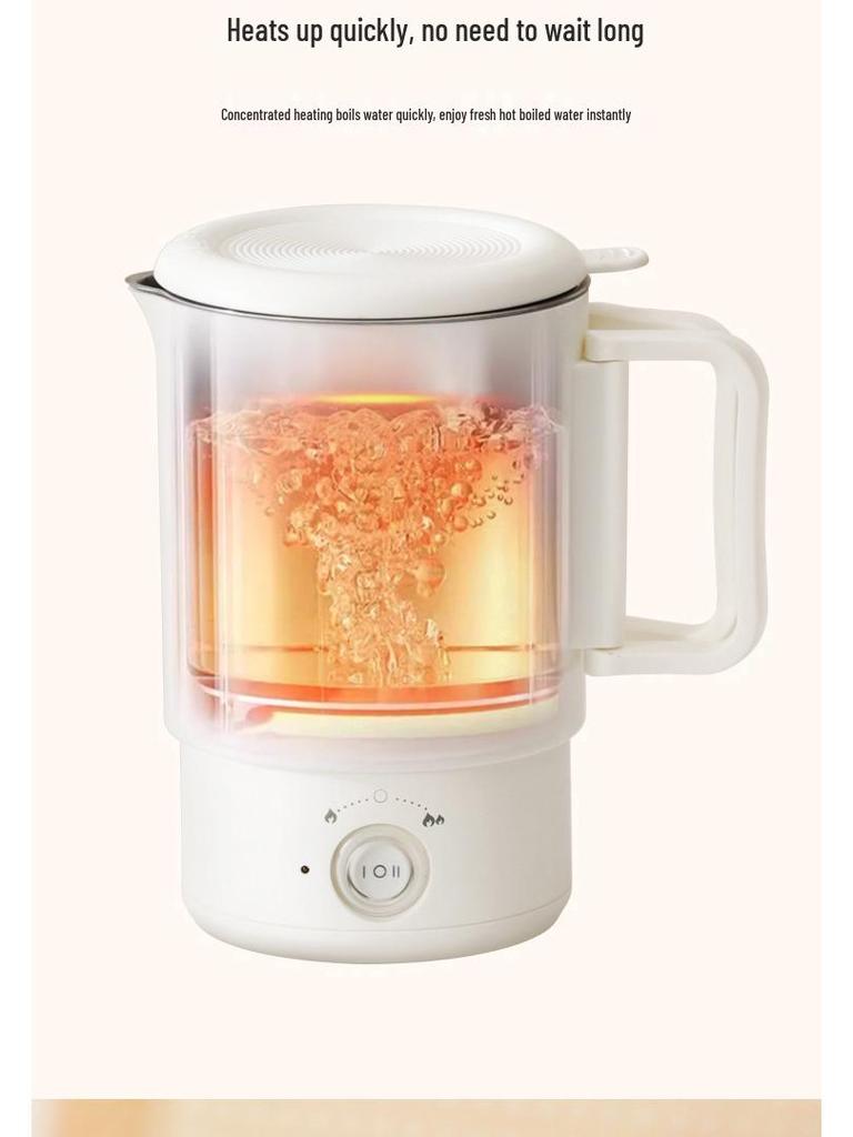 316 Stainless Steel Foldable Electric Travel Kettle - Portable Mini Boiler for Outdoor Use