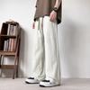 Thin Casual Pants for Men, Straight and Drawstring, Laid-back and Stylish, Cool and Trendy New Style, Popular Hong Kong Style
