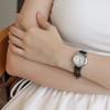 Yang Mitong Happy Diamond Mobile Seven Diamond Watch Ladies Light Luxury Niche Waterproof High Value Leather Women'S Watch