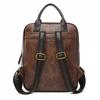 Schoolbag New Vintage British Student School Bag Large Capacity Travel Bag Personalized PU Leather Shoulder Bag Handbag Wholesale