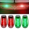 Blue/Red/Green Navigation LED Lights Waterproof Cycling Lamp Safety Light Clip On  Yacht Motorboat
