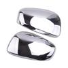 2pcs Silver Side Rearview Mirror Cover Trim Cap Fit For Renault Kadjar 2015-2017