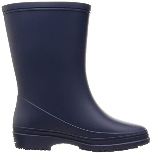 Achilles Lightweight Rain Boots, Made In Japan, Sizes 18cm-24cm, E, for Boys and Girls, Navy, OFR 0520, Size 23.0cm