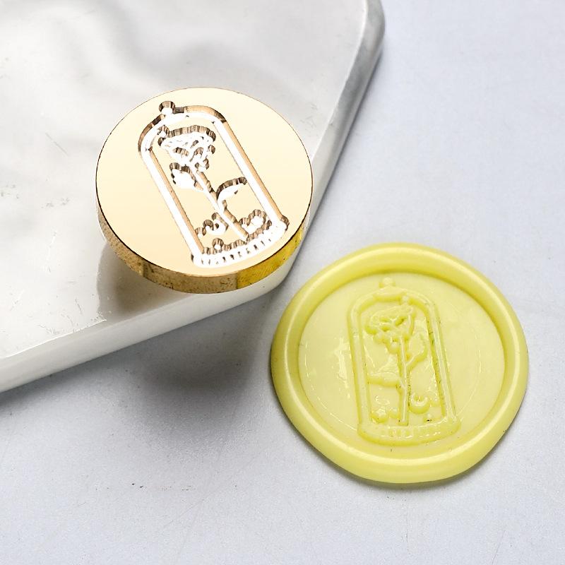 Wholesale Retro Vintage Wax Seal Stamp Sealing Wax Stamp Head For Wedding Invitation Gift Packaging Cards Scrapbooking Stamps