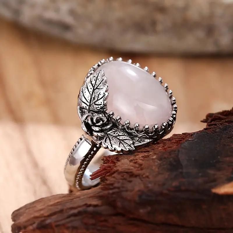 Europe, America, hot-selling inlaid alloy simple ring women's retro engagement goose egg ring