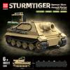 Militär Zweiter Weltkrieg Sturmtiger Panzer Bausteine Szene Militärischer Waffen Ziegel Modell Montage Schreibtisch Dekoration Spielzeug Kinder Geschenke