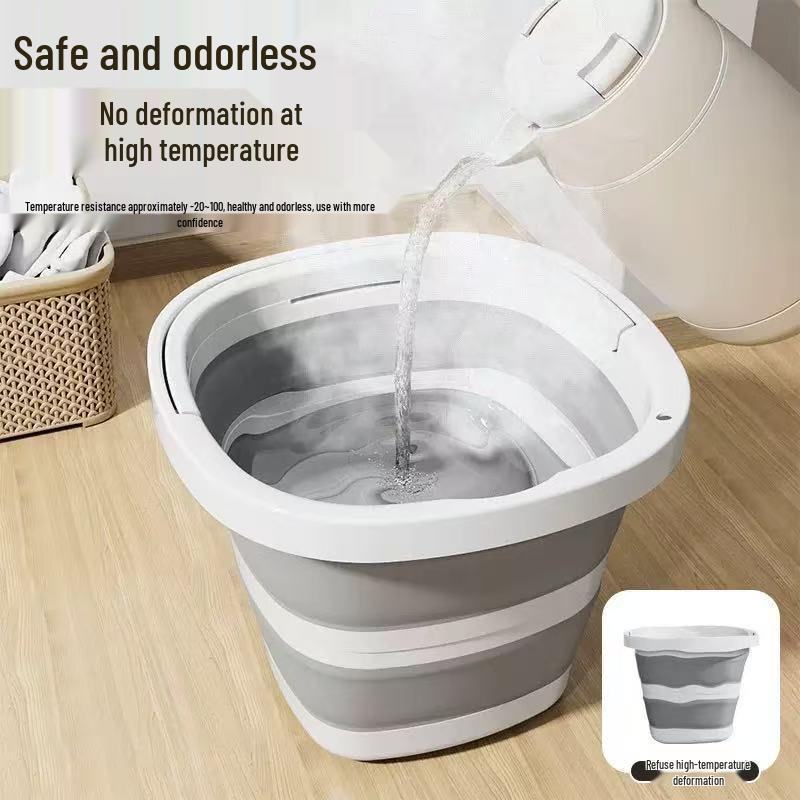 Portable Thickened Folding Bucket for Travel and Outdoor Activities