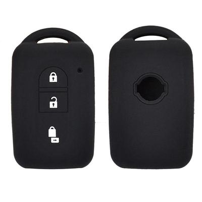Silicone Key Case Cover For Nissan Qashqai Micra Juke X-Trail Navara Note Tiida Keyless Fob Shell Skin Keyring Holder Protector