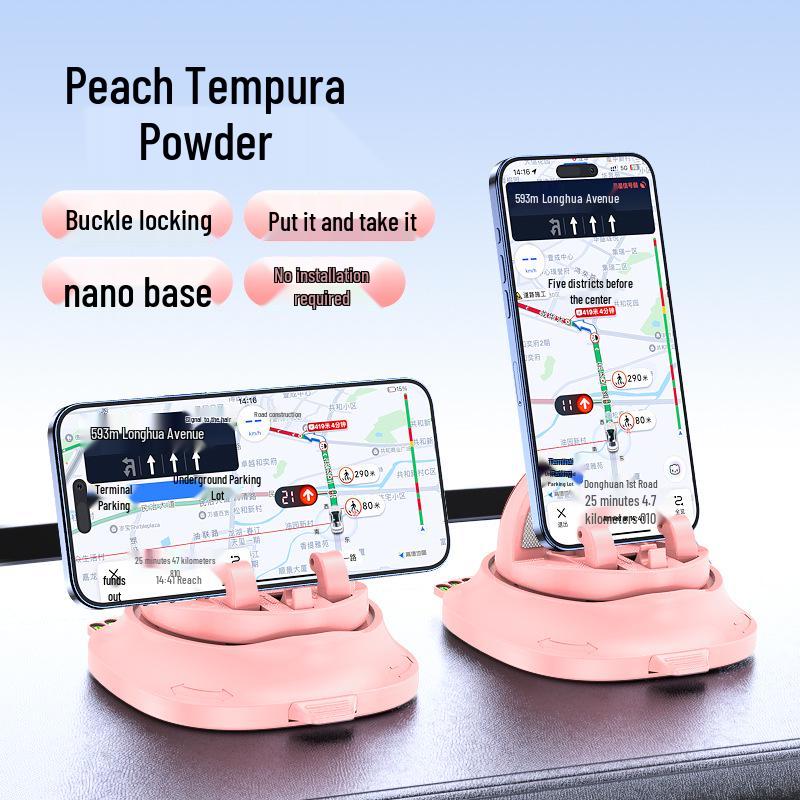 

Car Dashboard 3-in-1 Holder: Phone Mount, Parking Number Plate & Glasses Organizer