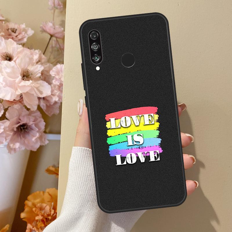 LGBT Pride Love For Huawei Nova 12i 8i 11i 12s 9 10 SE Y60 Y70 Y90 Y72 Y73 Y61 Y91 P60 Pro P30 P40 Lite Case