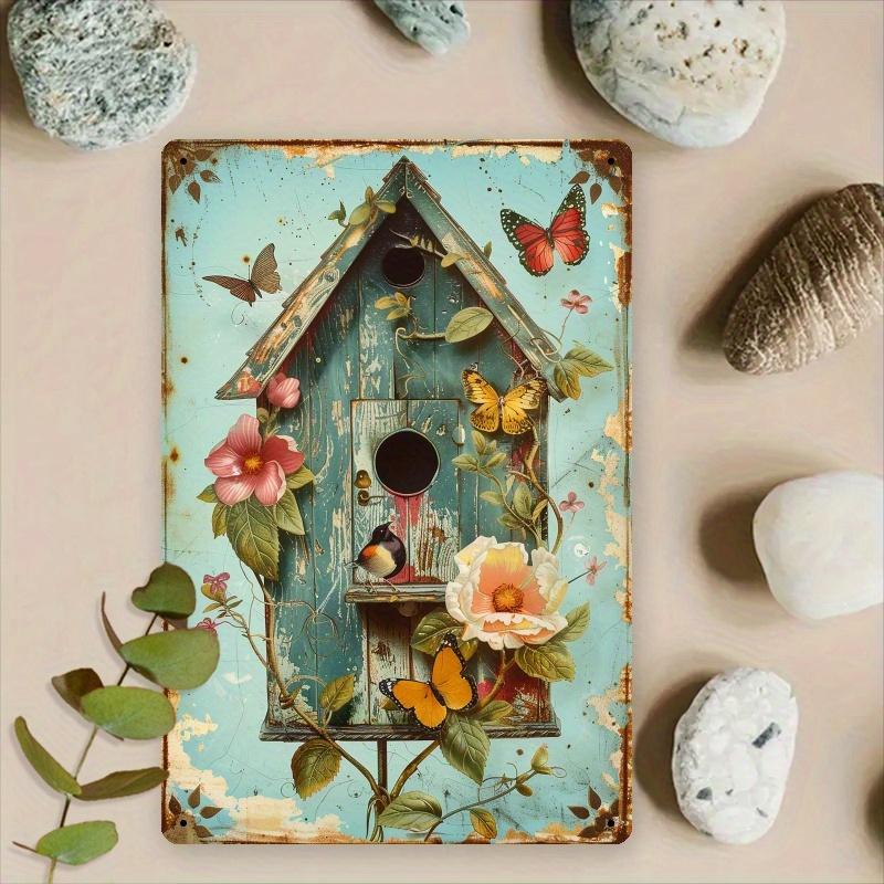 2D Decorative Iron Metal Tin Sign with Classic Pattern and Protective Surface Coating Ideal for Home or Business Decor