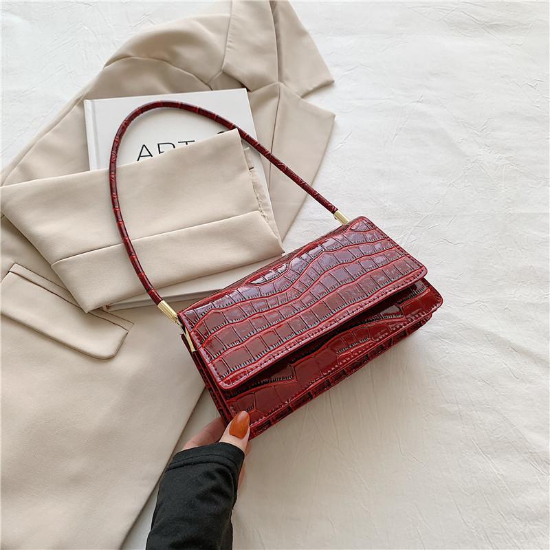 Chic Street Style Pu Leather Square Crossbody Bag For Women 2023 Summer Fashion