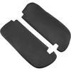 Paar Sonnenblende Leder Schwarz Abdeckung Skin Fit für 1994-2001 Dodge RAM 1500 2500