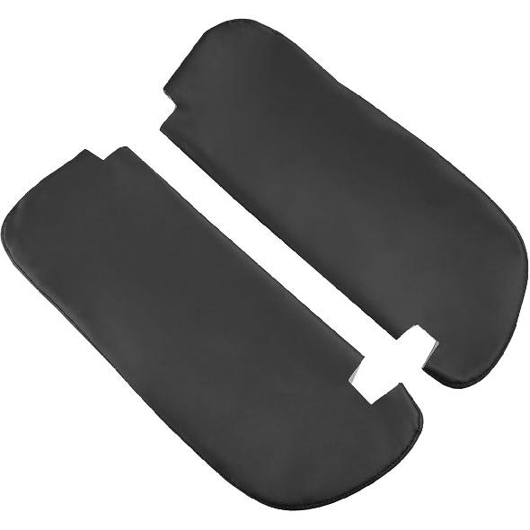 Paar Sonnenblende Leder Schwarz Abdeckung Skin Fit für 1994-2001 Dodge RAM 1500 2500