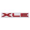 Split XLE car stickers compatible with Toyota Avalon, Reina, and Camry's modified metal rear badges.