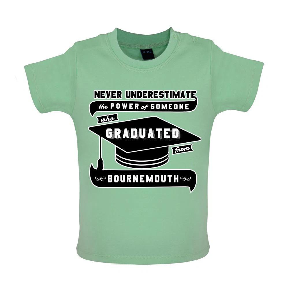 Bournemouth Graduate - Baby T-Shirt / Babygrow - Student Uni University Grad 100