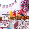 20/40Pcs 250th American Independence Napkins, Dinner Paper Dining Table Decor for Birthday Party United States Party Supplies