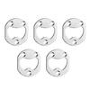 5 Stuks Antiek Brons/Zilver Flesopener Inzetstuk DIY Bieropener Klein Formaat Wandmontage Flesopeners Keuken Bar Gereedschap 31*28mm