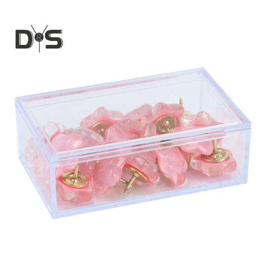 20 Pcs Star Glitter Push Pins Thumb Tacks with Storage Box Sparkly Push Pins for Bulletin Board Corkboard Photo Wall Office or Home