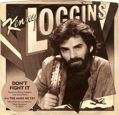7inch Record KENNY LOGGINS, STEVE PERRY - Don't Fight It 1803192 Columbia 1982 US Rock Used
