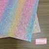 5/10Pcs Non Stick Rainbow Glitter Baking Cloth Shining Heat Resistant Ironing Sheets Fusion Beading