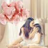 10pcs 18inch Rose Gold Love Heart Shape Foil Balloons Wedding Birthday Party Decorations Aluminum Foil Ballons Air Balls Globos