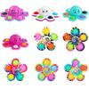 Luminous Face-Changing Octopus Fidget Spinner Toy