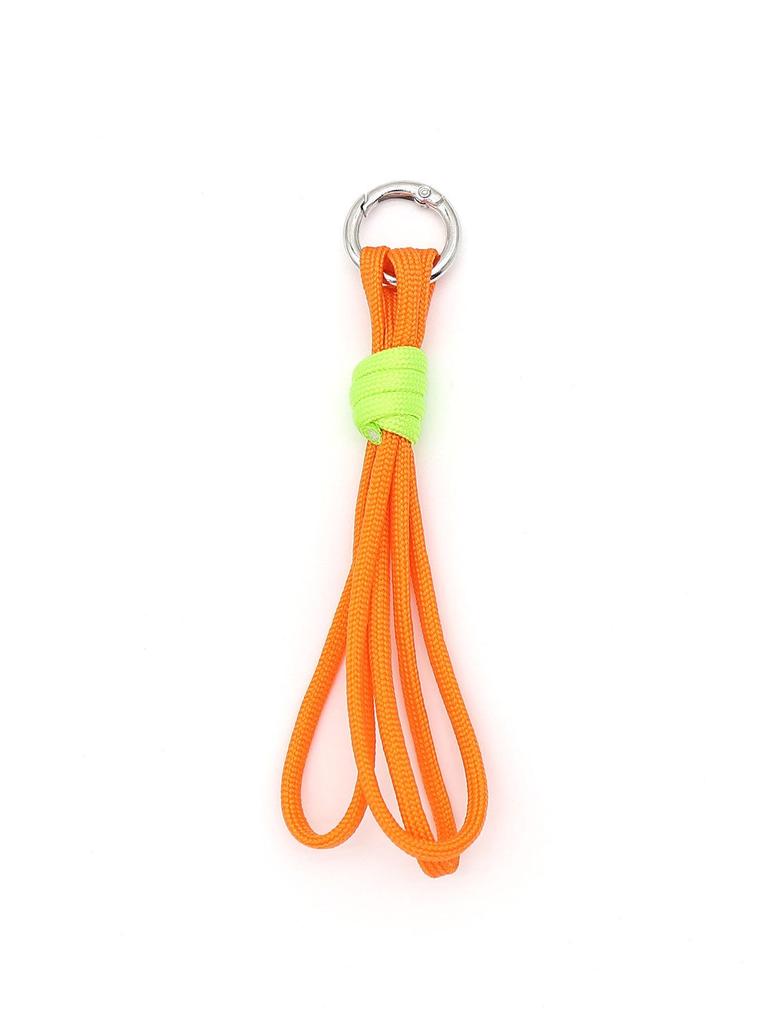 Handmade Multi-color Woven Polyester Keychain Bag Pendant Ornament