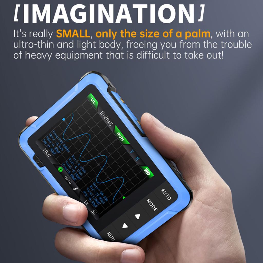 DSO510 Portable Oscilloscope High Sampling Rate and Real Time Updates for Efficiency