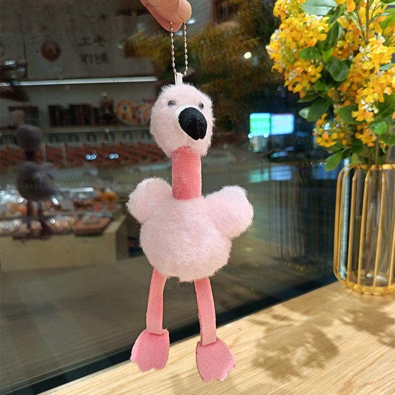 

Creative Fragrance Cloud Flamingo Plush Pendant Keychain Doll Bag Car Hanging Decoration Couple Gift Doll 18cm