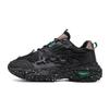 Spring fashion men's casual sports shoes mesh breathable thick sole heightening dad shoes comfortable versatile low top