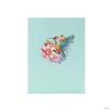 Paper 3D Flower and Hummingbirds Greeting Card Handmade Foldable Blessing Card