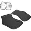 2pcs Universal Motorcycle PU Heat Deflector Engine Heating Insulation Cushion Saddle Guard Leather Side Saddle Heat Deflector